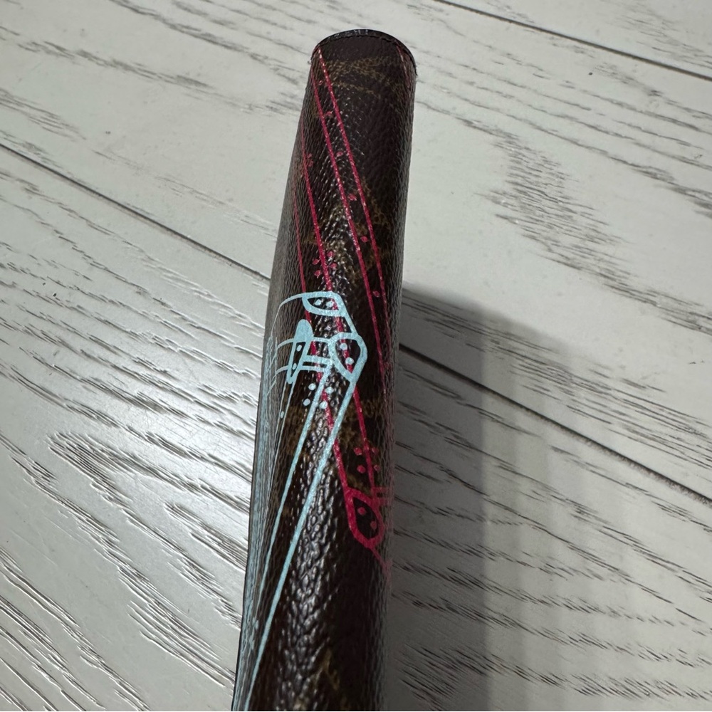 Louis Vuitton Brown and Blue Wallet - Picture 3 of 11